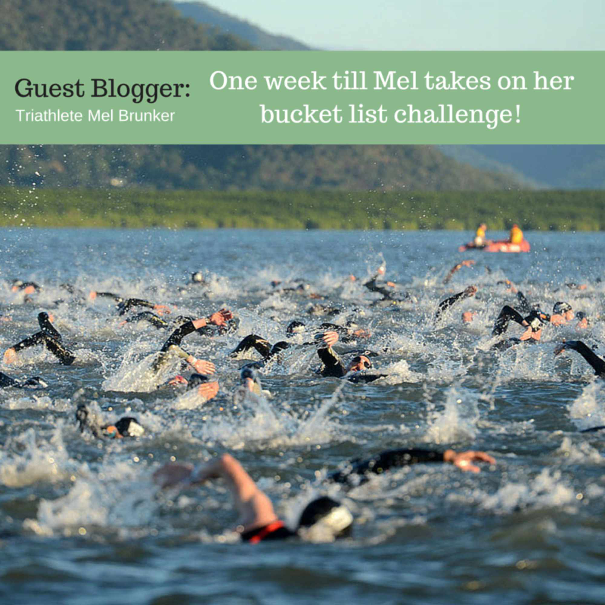 One Week To Go Triathlete Mel Steps Up To The Starting Line