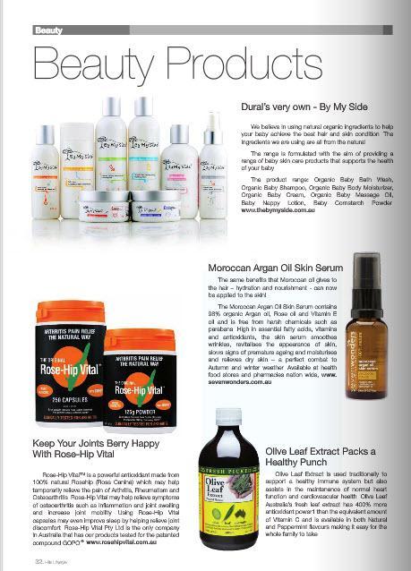 Rose Hip Vital As Featured In Hills Lifestyle Beauty Pages April 2012